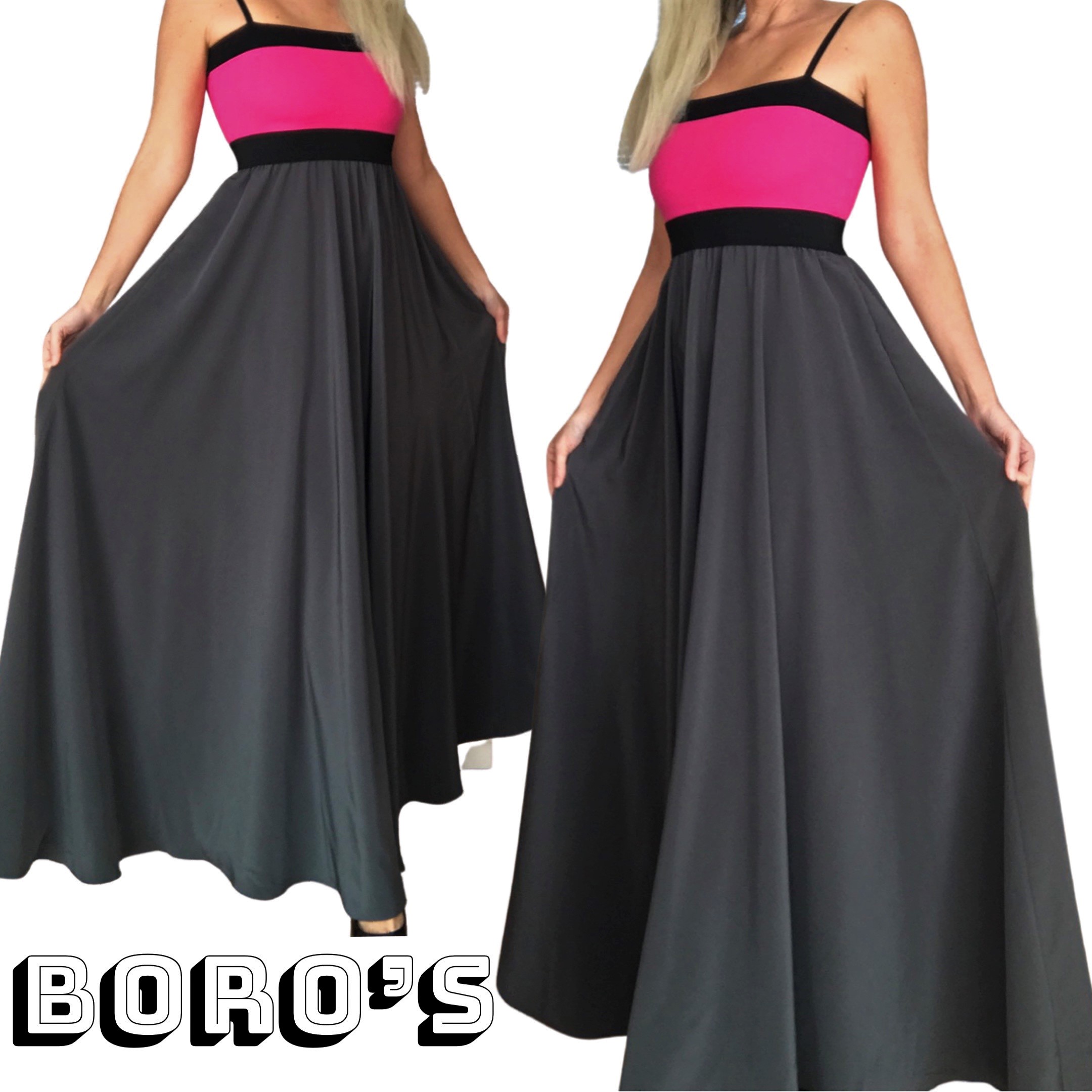 DLOUHÉ ŠATY BOROS-DR-L-GR01